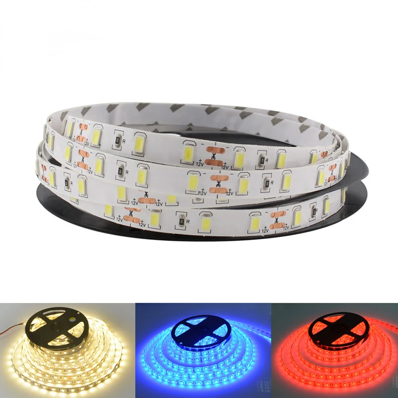 12V LED Strip Light 5630 5730 SMD 5M 60/LED Tape Lights Waterproof Diode Ribbon White Warm White Home Kitchen Decoration Lamp
12V LED Strip Light 5630 5730 SMD 5M 60/LED Tape Lights Waterproof Diode Ribbon White Warm White Home Kitchen Decoration Lamp