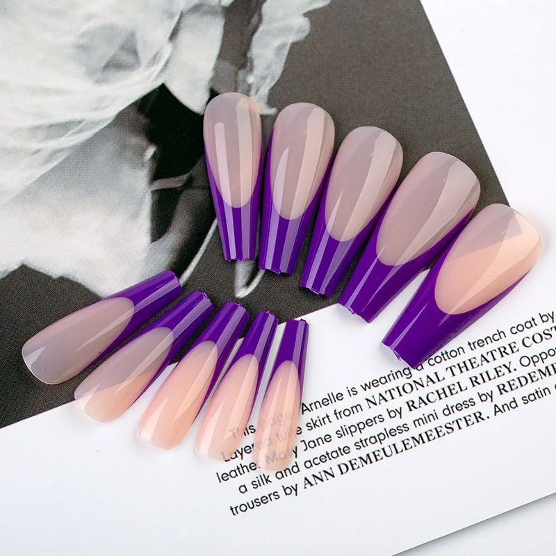 20Pcs Classic French Long Square Fake Nails Brown Pure Color Ballerina Long Coffin Glossy Fake Nails UV Detachable Manicure Set
20Pcs Classic French Long Square Fake Nails Brown Pure Color Ballerina Long Coffin Glossy Fake Nails UV Detachable Manicure Set