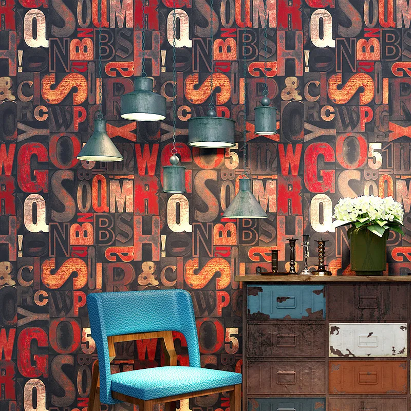 Retro Industrial Wallpaper Nostalgic American Internet Cafe Graffiti Loft English Letters Personality Wall Wallpaper
Retro Industrial Wallpaper Nostalgic American Internet Cafe Graffiti Loft English Letters Personality Wall Wallpaper
