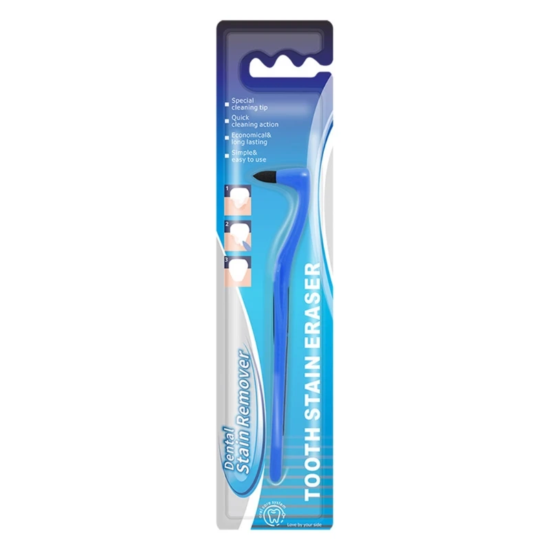 

RXJC Portable Oral Hygiene Tool Teeth Polishing Clean Pick Tooth Stain Eraser Tartar Remover Whitening Dental Plaque Brush