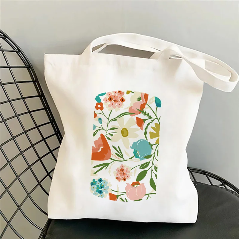 Canvas Shoulder Bag Shoppers Bags reusable Large Capacity Handbag Female Flower Art harajuku cute Cartoon vintage Cloth bag
Canvas Shoulder Bag Shoppers Bags reusable Large Capacity Handbag Female Flower Art harajuku cute Cartoon vintage Cloth bag