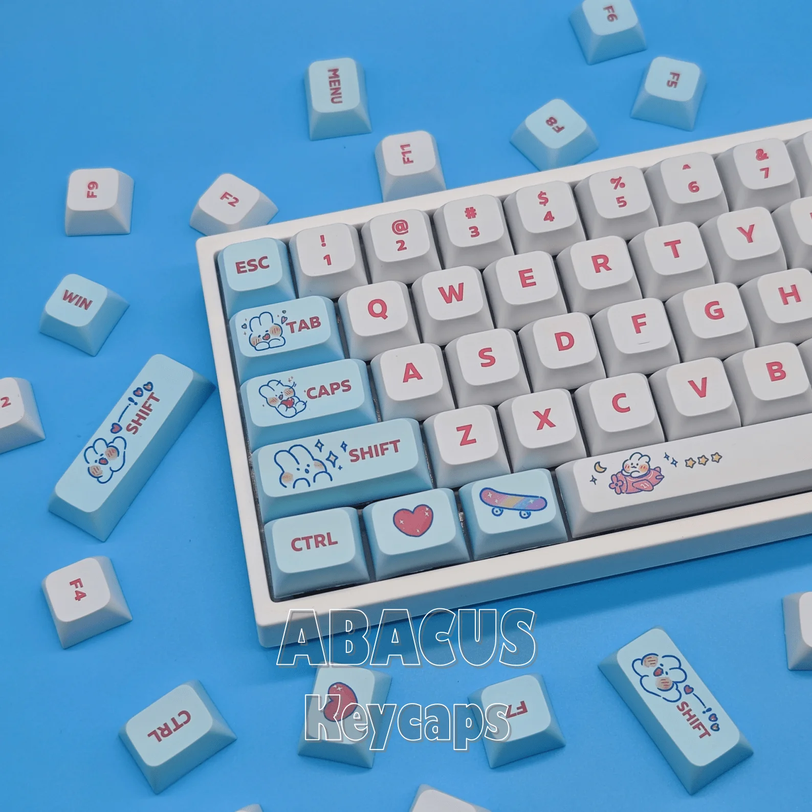 PBT Keycaps XDA Profile 129 Keys Dye-Sublimation Anime Rabbit Custom Keycaps for Mechanical Keyboard Caps Keyboards DIY Kit
PBT Keycaps XDA Profile 129 Keys Dye-Sublimation Anime Rabbit Custom Keycaps for Mechanical Keyboard Caps Keyboards DIY Kit
