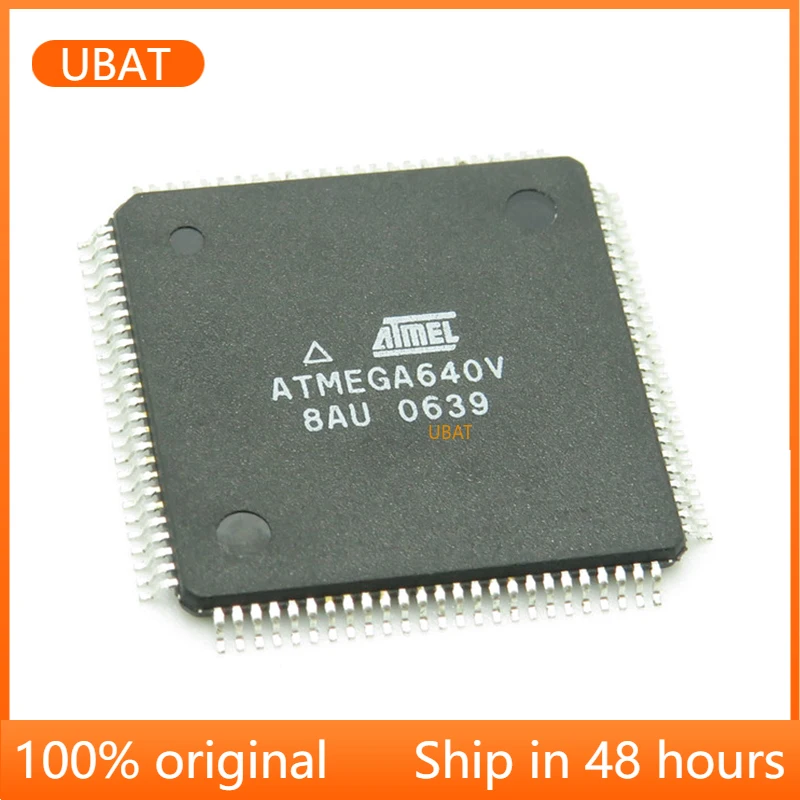 

1 ~ 50 шт. Φ ATMEGA640V ATMEGA640V-8AU 8-битный микроконтроллер-MCU абсолютно новый оригинальный телефон, бесплатная доставка