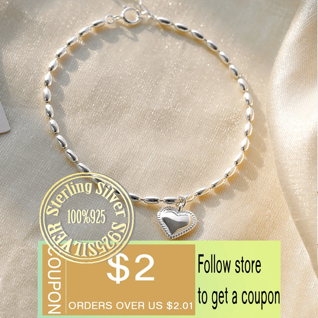 S925 sterling silver rice, love, girlfriends, hand chain, female students, design, small vintage, sweet, heart, hand, jewelry 
S925 sterling silver rice, love, girlfriends, hand chain, female students, design, small vintage, sweet, heart, hand, jewelry