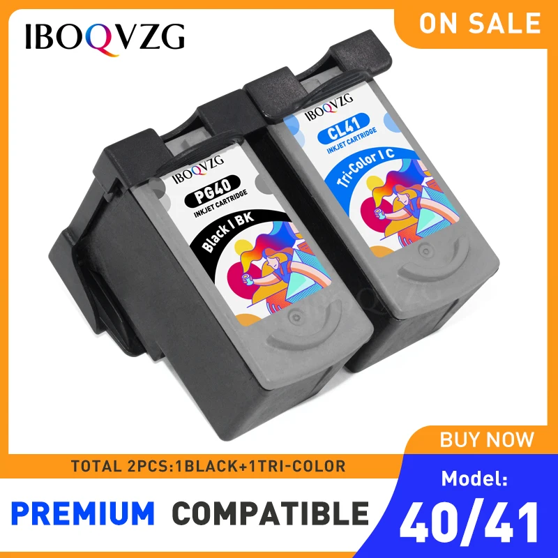 

IBOQVZG PG 40 CL 41 Ink Cartridge Refill Kit For Canon PG 40XL CL 41XL Pixma MP140 MP150 MP160 MP180 MP190 MP210 MP220 MP450