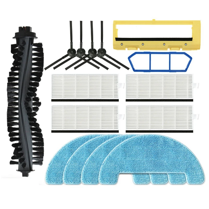 Replacement Parts For Ilife A4 A4S A40 Polaris PVCR 0726 0826 0926 Robot Vacuum Main Side Brush Hepa Filter Mop Cloths
Replacement Parts For Ilife A4 A4S A40 Polaris PVCR 0726 0826 0926 Robot Vacuum Main Side Brush Hepa Filter Mop Cloths