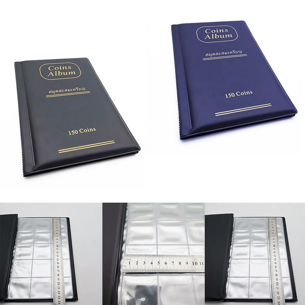 150 Grid For Coins Collection Book Home Decoration Photo Transparent PVC Coin Collection Book Commemorative Coin Collection
150 Grid For Coins Collection Book Home Decoration Photo Transparent PVC Coin Collection Book Commemorative Coin Collection