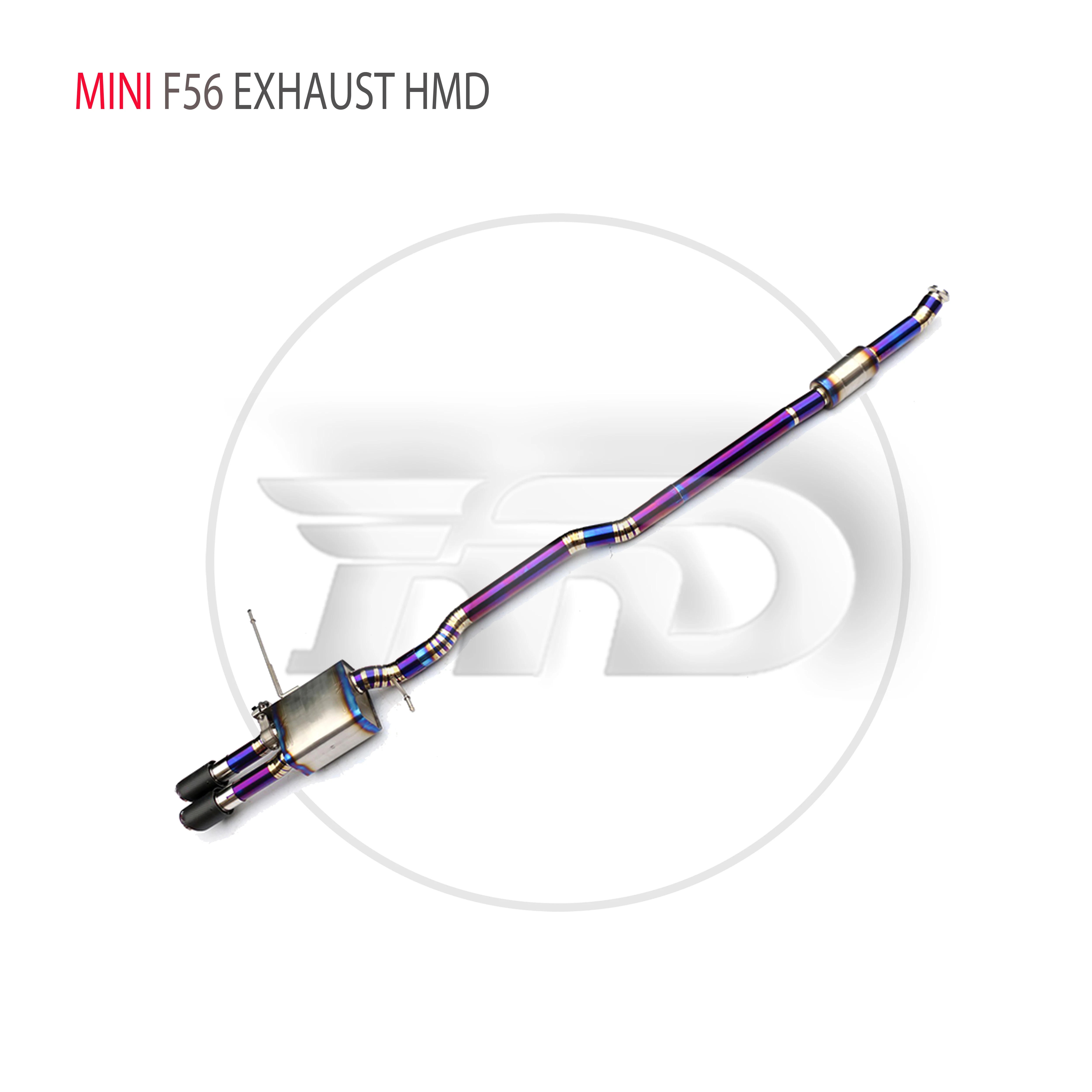HMD Titanium Alloy Exhaust System Performance Catback for BMW MINI F56 F57 JCW Cooper Auto Modification Electronic Valve Muffler
HMD Titanium Alloy Exhaust System Performance Catback for BMW MINI F56 F57 JCW Cooper Auto Modification Electronic Valve Muffler