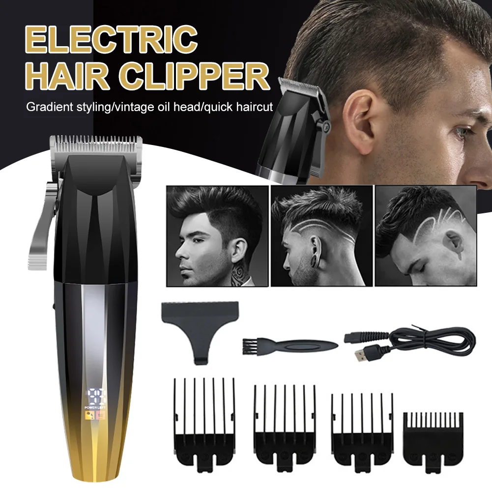 Professional Electric Hair Clipper Trimmer Rechargeable Hair Beard Shaver With 4 Guide Combs Hair Cutting Tool For Home Salon
Professional Electric Hair Clipper Trimmer Rechargeable Hair Beard Shaver With 4 Guide Combs Hair Cutting Tool For Home Salon