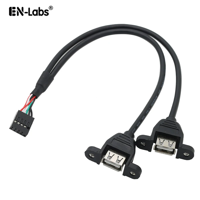 USB-разветвитель для крепления на панели, кабель-концентратор для материнской платы USB 9pin-2 USB A, гнездовой переходник с винтами-50 см, черный
USB-разветвитель для крепления на панели, кабель-концентратор для материнской платы USB 9pin-2 USB A, гнездовой переходник с винтами-50 см, черный