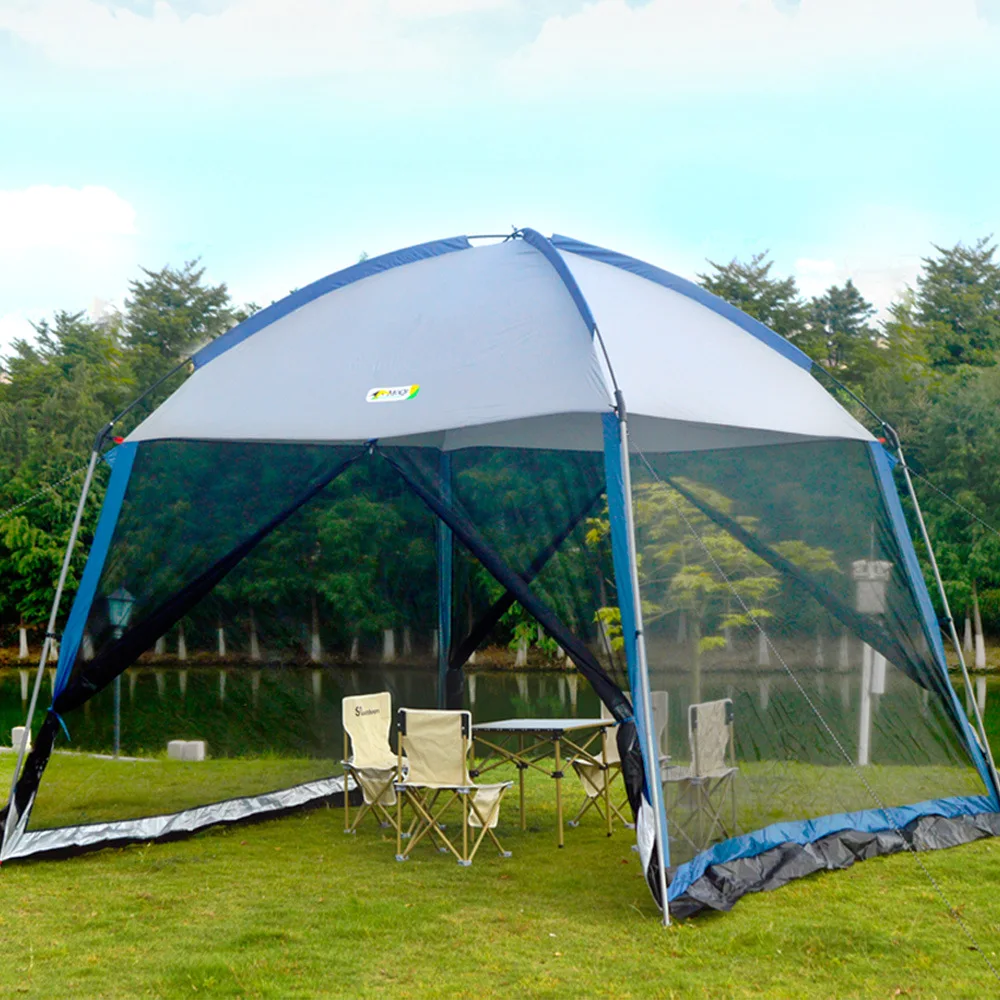 150D Oxford+Mesh Canopy Outdoor Sunscreen Anti-mosquito Tent Pergol Picnic Fishing Pergola Sunshelter Large Space Party Camping
150D Oxford+Mesh Canopy Outdoor Sunscreen Anti-mosquito Tent Pergol Picnic Fishing Pergola Sunshelter Large Space Party Camping