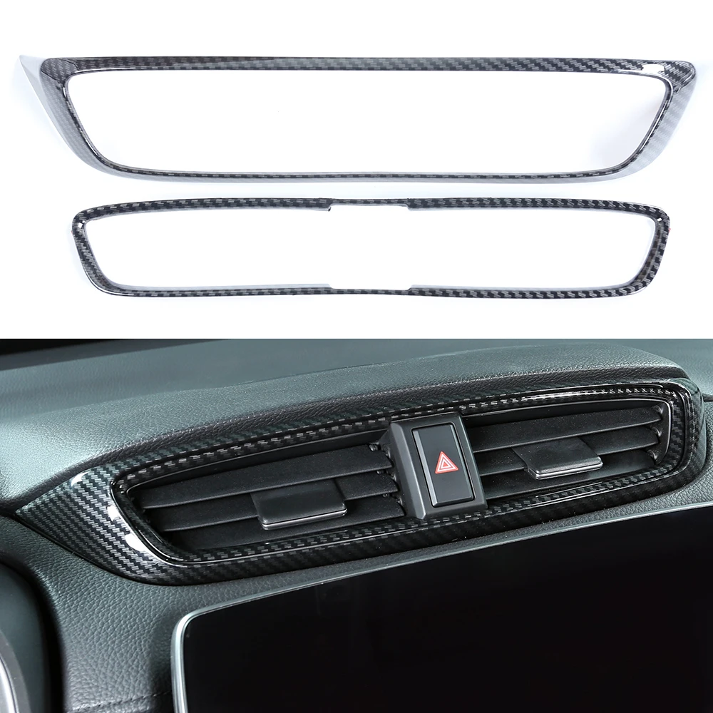 Отделка для центрального ветрового отверстия приборной панели для Honda CRV 2021 2020 2019 2018, узор из углеродного волокна, аксессуары для интерьера п... 
Отделка для центрального ветрового отверстия приборной панели для Honda CRV 2021 2020 2019 2018, узор из углеродного волокна, аксессуары для интерьера п...