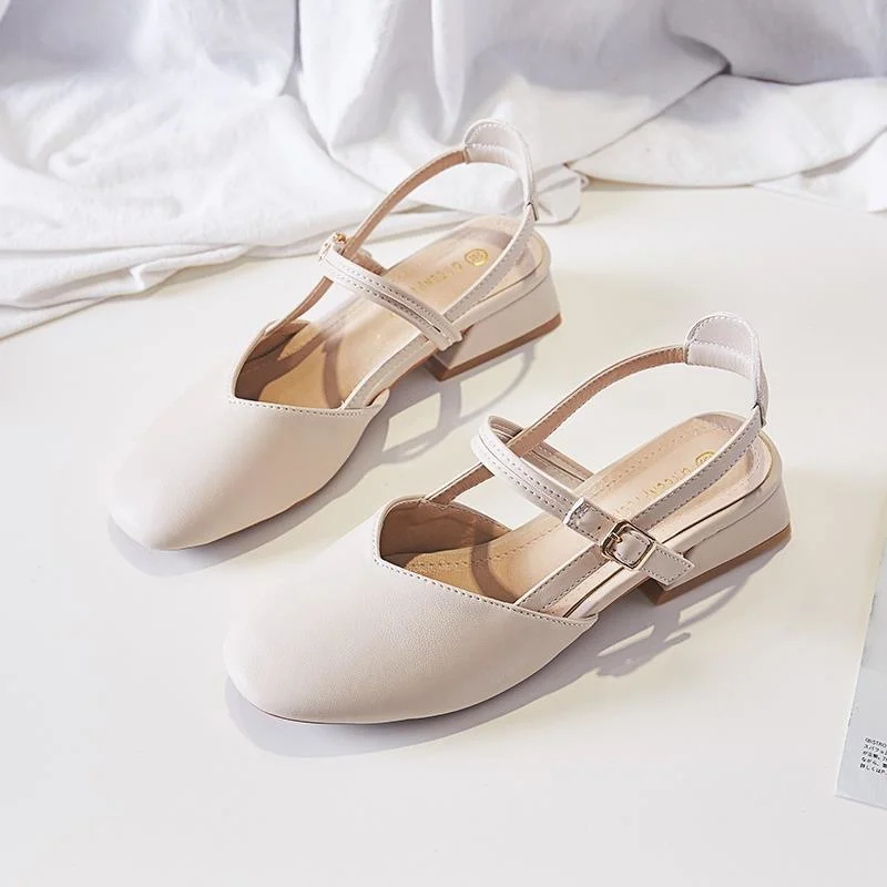 Women Sandals Summer Round Toe Women's Sandals Low Block 3.5 cm Heel Women Shoes Gladiator Beige Shoes Ankle Strappy Size 35-39
Women Sandals Summer Round Toe Women's Sandals Low Block 3.5 cm Heel Women Shoes Gladiator Beige Shoes Ankle Strappy Size 35-39