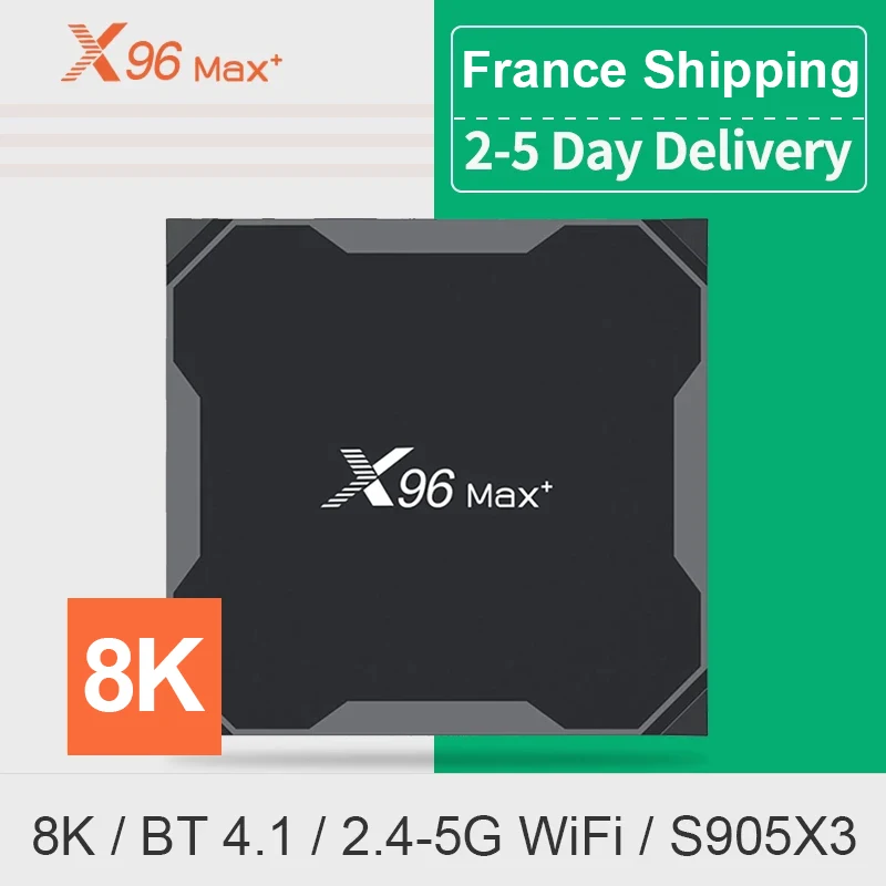 ТВ-приставка X96 Max Plus, Android 9,0, 4 + 64 ГБ, S905X3/X96
ТВ-приставка X96 Max Plus, Android 9,0, 4 + 64 ГБ, S905X3/X96