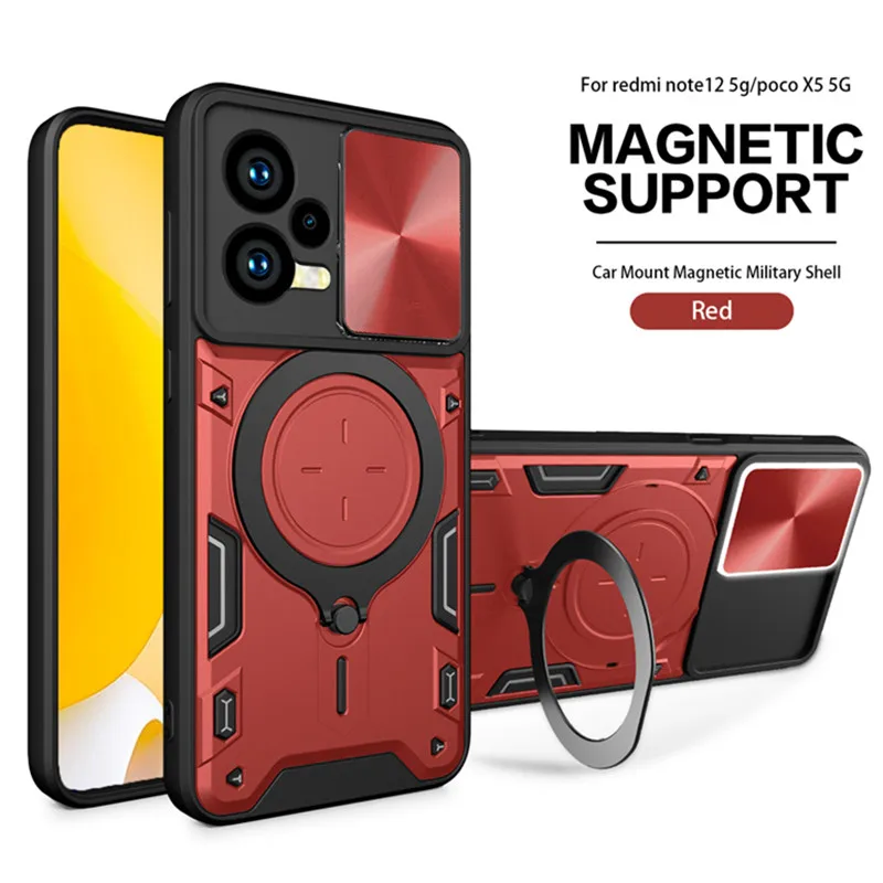 For Xiaomi Redmi Note 12 5G Case Car Magnetic Ring Stand Armor Phone Cases For Redmi Note12 5G Camera Lens Protection Cover
For Xiaomi Redmi Note 12 5G Case Car Magnetic Ring Stand Armor Phone Cases For Redmi Note12 5G Camera Lens Protection Cover