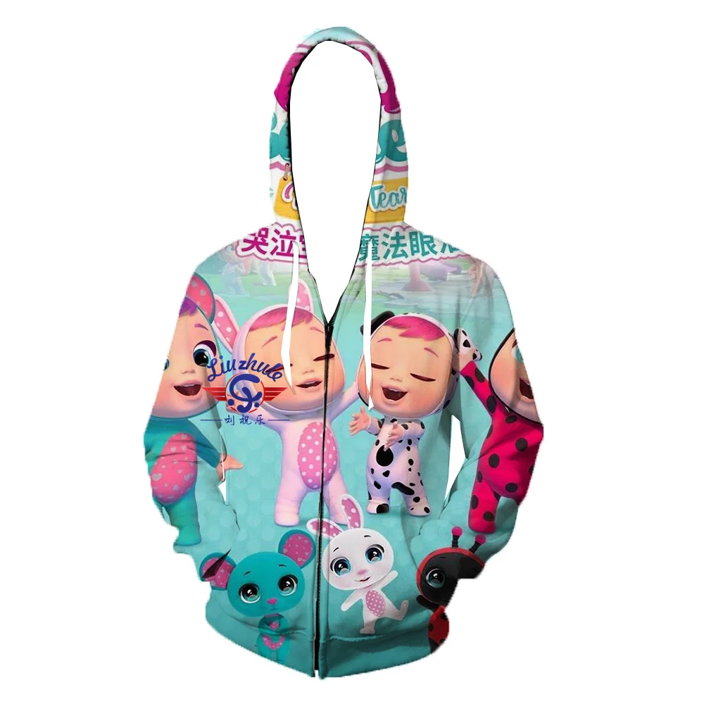 Female Male hoodie 3D Digital print Zipper pocket Cry Kid cartoon hoodies men and women hoodies Sweatshirts boys and girls tops
Female Male hoodie 3D Digital print Zipper pocket Cry Kid cartoon hoodies men and women hoodies Sweatshirts boys and girls tops