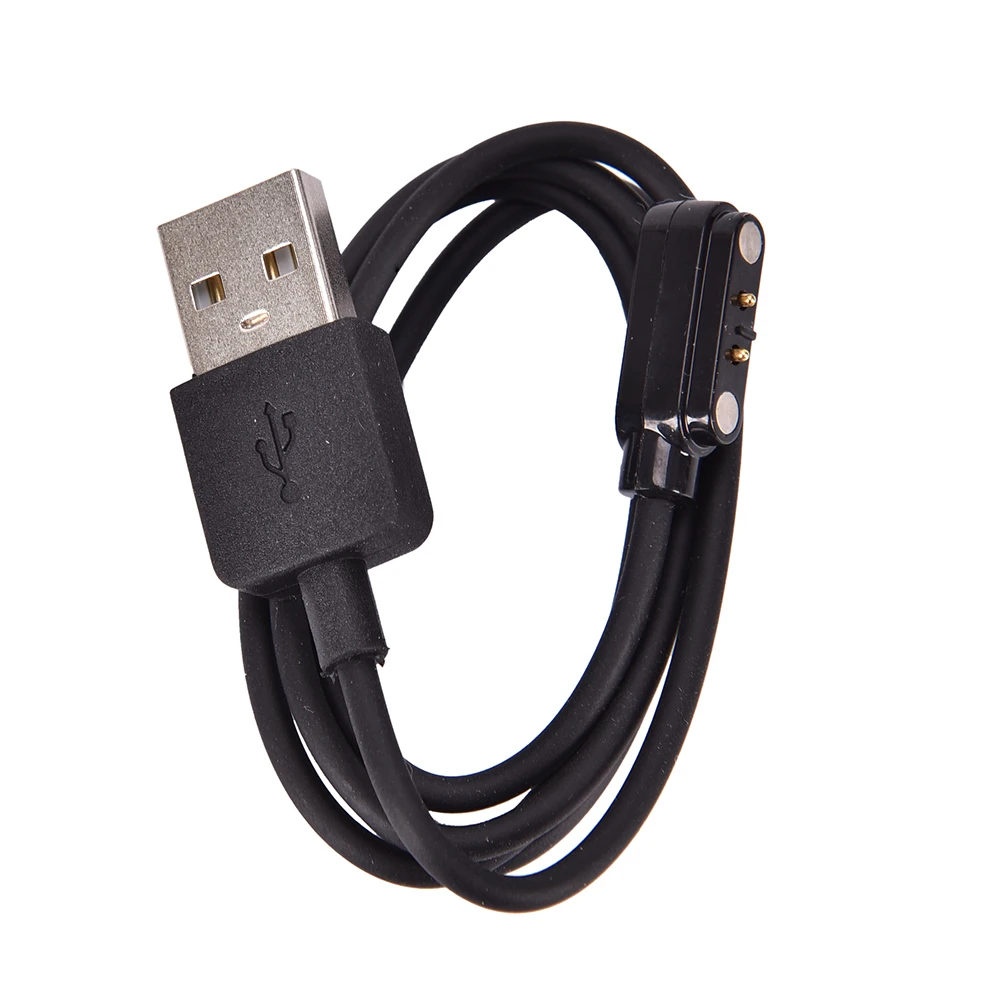 

1PC New Universal Chargers Smart Watch Smart Wristbands Charging Line Cable 2-pin 4mm USB Port Emergency Top Quality
