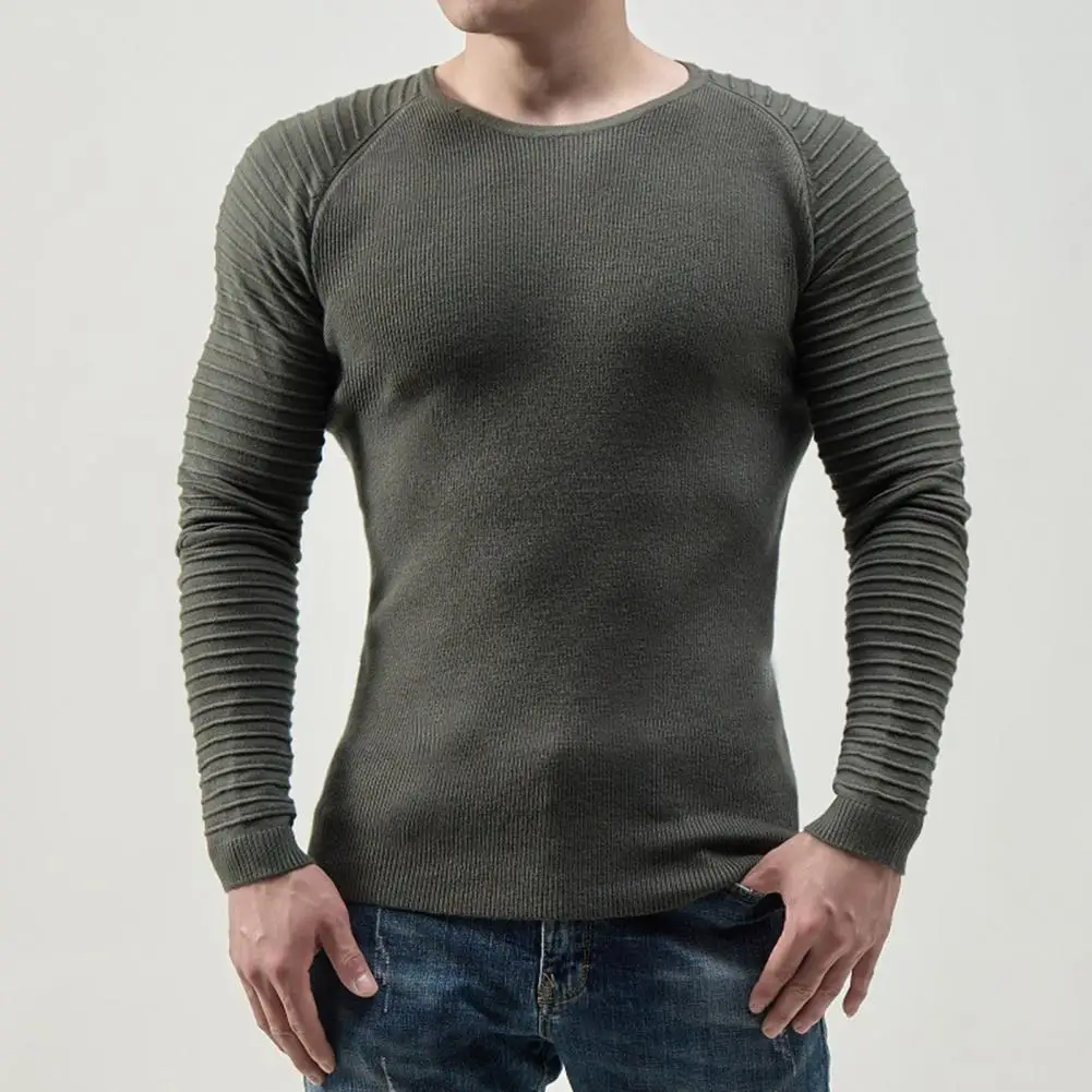 Good Autumn Sweater Elastic Sweater Pleated Round Neck Casual Winter Sweater Close-fitting
Good Autumn Sweater Elastic Sweater Pleated Round Neck Casual Winter Sweater Close-fitting