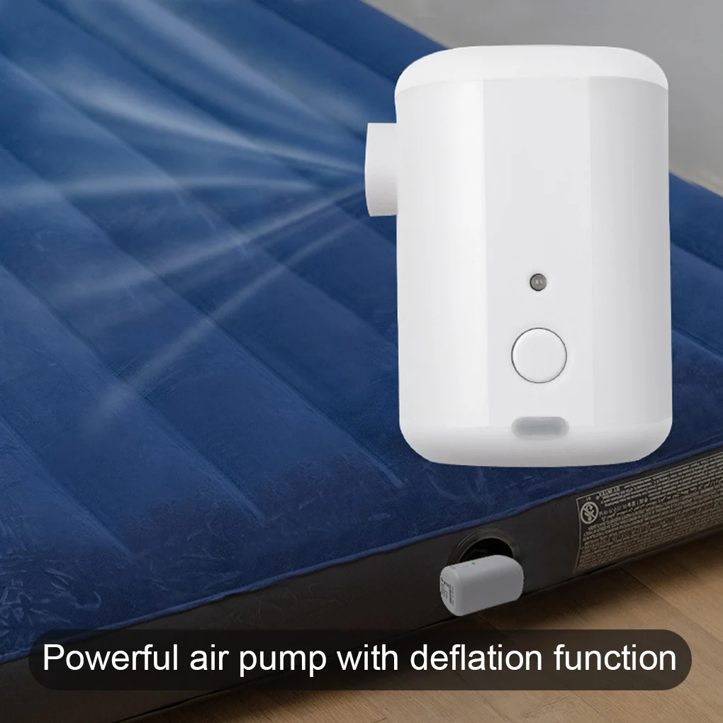 Swimming Ring Inflator Electric 3000mAh Battery Rechargeable Wireless Mat Inflating Air Pump Portable Deflector Nozzles
Swimming Ring Inflator Electric 3000mAh Battery Rechargeable Wireless Mat Inflating Air Pump Portable Deflector Nozzles