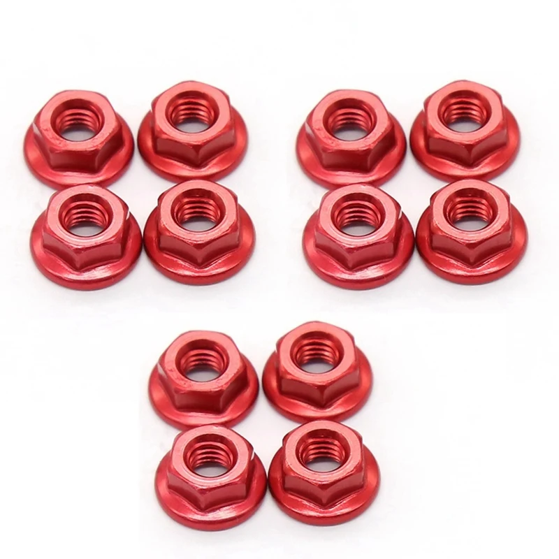 12PCS Metal M4 Wheel Lock Nuts for 1/10 RC Car Crawler Traxxas TRX4 TRX6 Axial SCX10 90046 AXI03007 Redcat MST
12PCS Metal M4 Wheel Lock Nuts for 1/10 RC Car Crawler Traxxas TRX4 TRX6 Axial SCX10 90046 AXI03007 Redcat MST