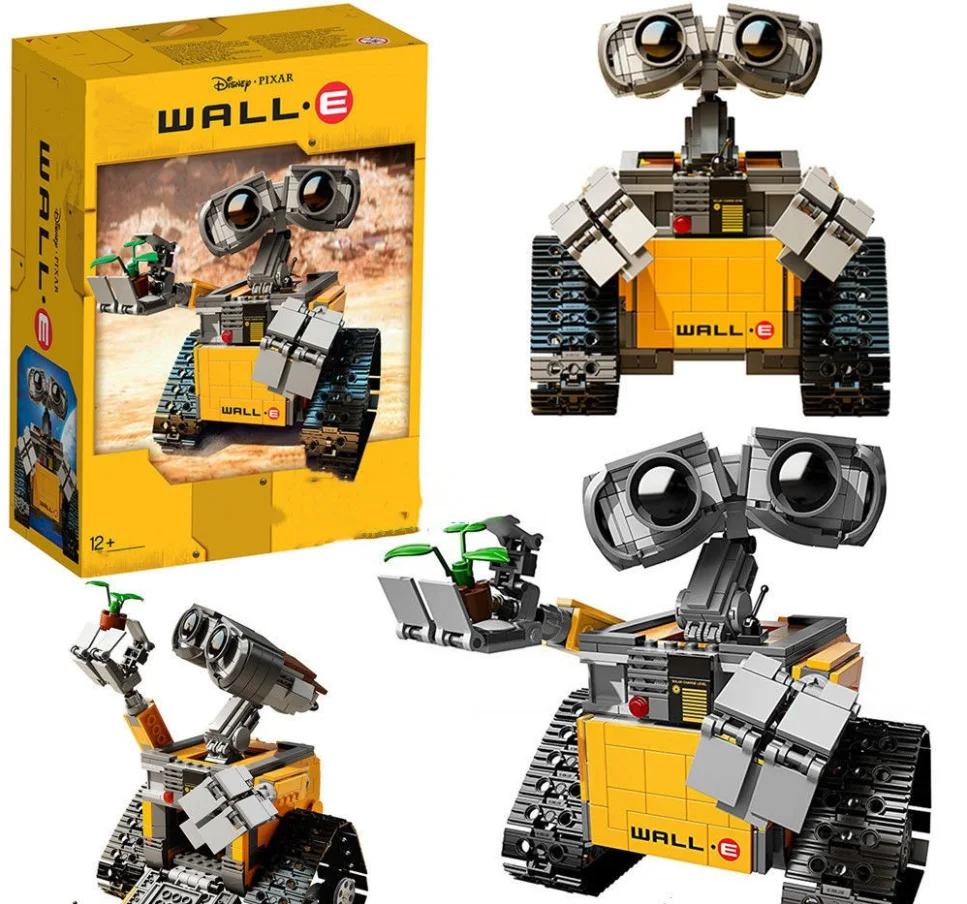 Disney 687 pcs Walle Movie WALL.E Eva Robot APP RC Robot Motor Power Function Building Blocks Children's Toy Gift
Disney 687 pcs Walle Movie WALL.E Eva Robot APP RC Robot Motor Power Function Building Blocks Children's Toy Gift
