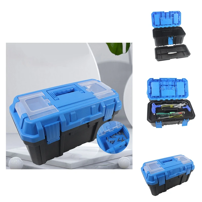 Tool Box Plastic Small Tool Boxes Storage and Organization with Removable Tray for Home Hardware Tool Storage
Tool Box Plastic Small Tool Boxes Storage and Organization with Removable Tray for Home Hardware Tool Storage