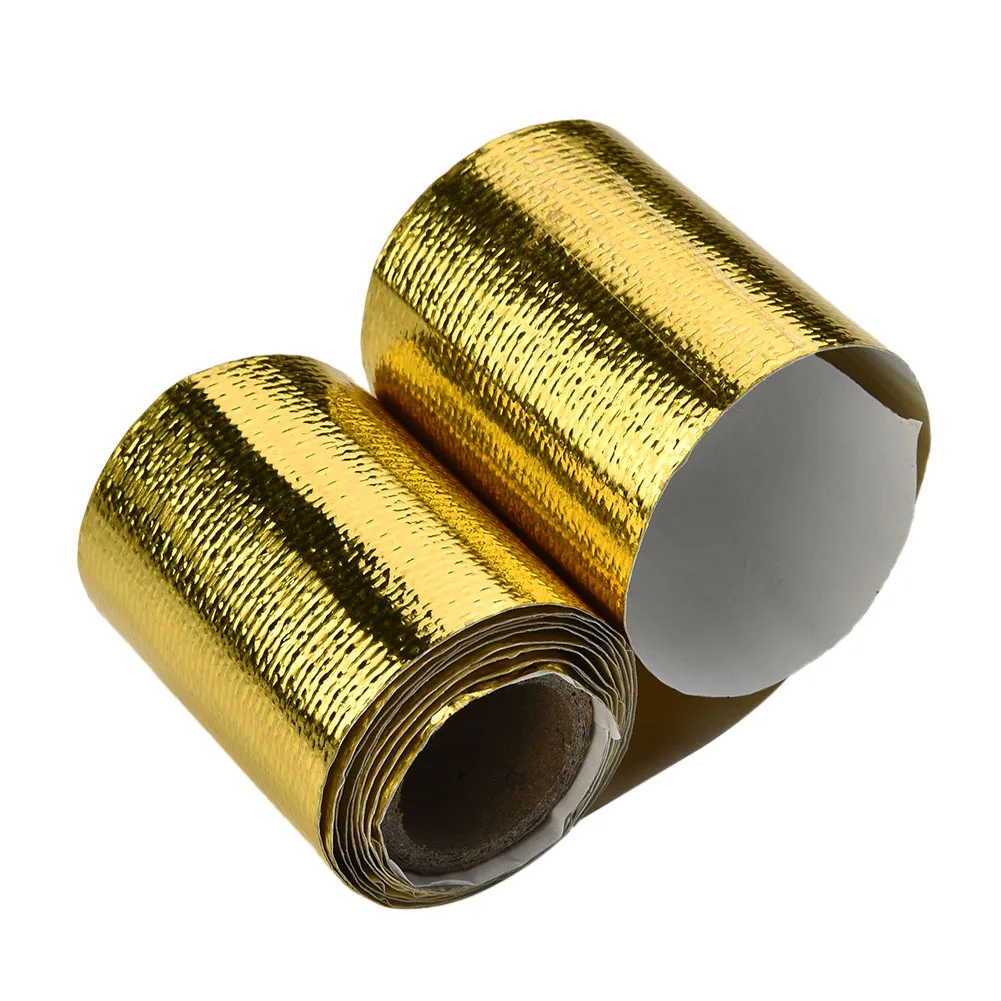Thermal Heat Shield Wrap Tape Universal Waterproof 1 Roll 100 X 5cm Fiberglass Foil Tape GMJJ3946 Heat Insulation
Thermal Heat Shield Wrap Tape Universal Waterproof 1 Roll 100 X 5cm Fiberglass Foil Tape GMJJ3946 Heat Insulation