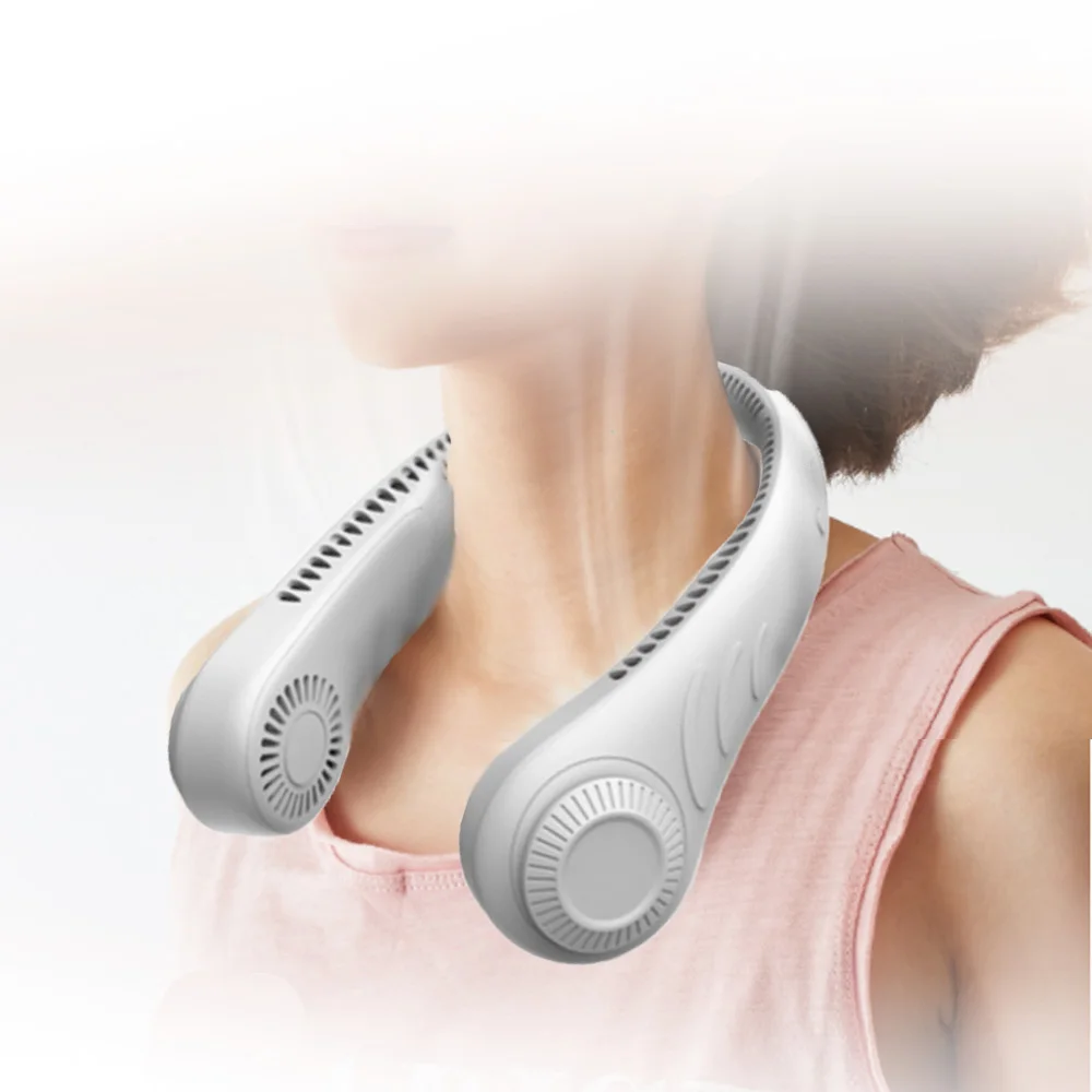 Neck USB Portable Fan Leafless Mini Desktop Fan Summer Cooling Electric Fan Home Appliance
Neck USB Portable Fan Leafless Mini Desktop Fan Summer Cooling Electric Fan Home Appliance
