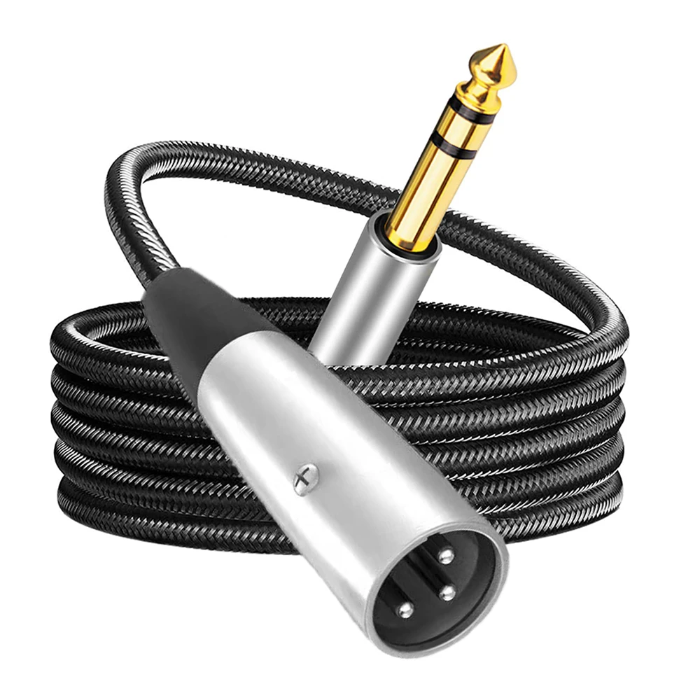 Nku XLR(3-pin) To 1/4 Inch Jack TRS Cable 6.5mm Male To XLR Male Stereo Balanced Cable Interconnect Cord for Guitar Speaker Mixe
Nku XLR(3-pin) To 1/4 Inch Jack TRS Cable 6.5mm Male To XLR Male Stereo Balanced Cable Interconnect Cord for Guitar Speaker Mixe