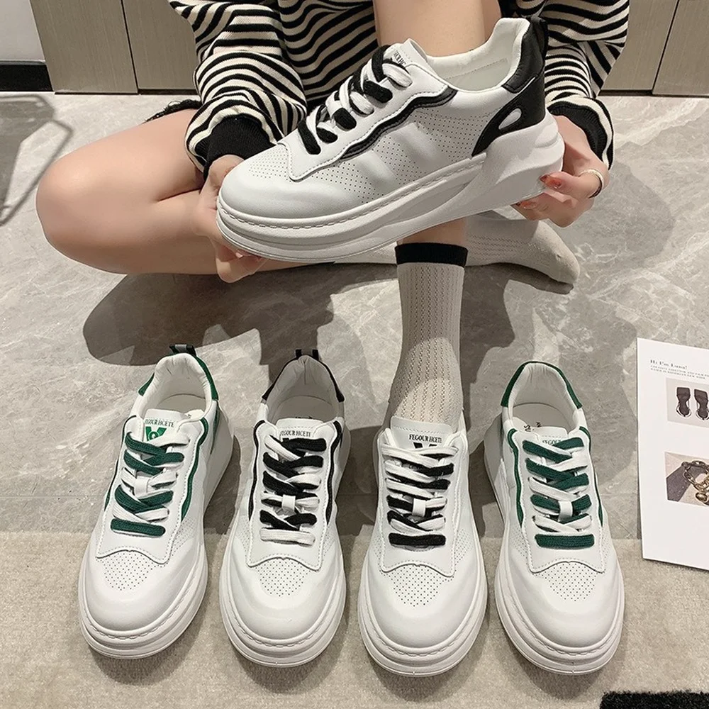 Small White Shoes Women's 2022 Spring New Double-layer Thick Bottom To Increase The Breathable Casual All-match
Small White Shoes Women's 2022 Spring New Double-layer Thick Bottom To Increase The Breathable Casual All-match