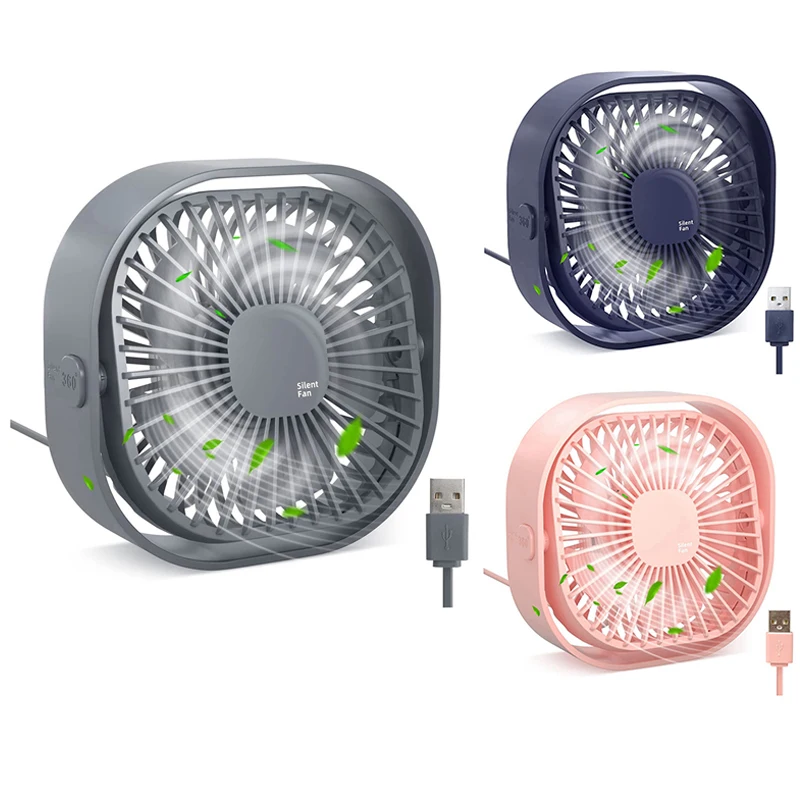 HAEGER Small USB Desk Fan, 3 Speeds Portable Table Fan, 360°Rotatable Personal Mini Fan, Small Cooling Fan By USB Plug
HAEGER Small USB Desk Fan, 3 Speeds Portable Table Fan, 360°Rotatable Personal Mini Fan, Small Cooling Fan By USB Plug