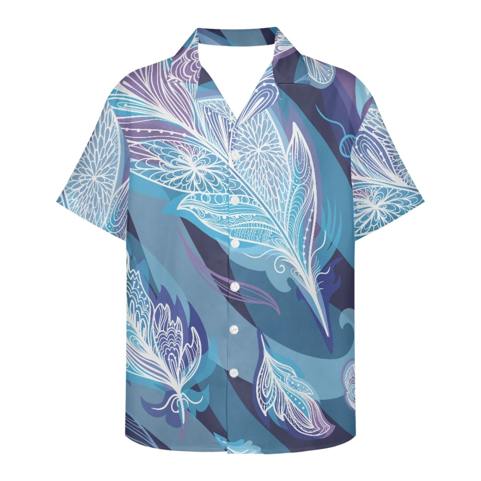 Рубашка мужская с принтом перьев, винтажная модная пляжная сорочка оверсайз с короткими рукавами и татуировками, гавайский Топ, лето
Рубашка мужская с принтом перьев, винтажная модная пляжная сорочка оверсайз с короткими рукавами и татуировками, гавайский Топ, лето