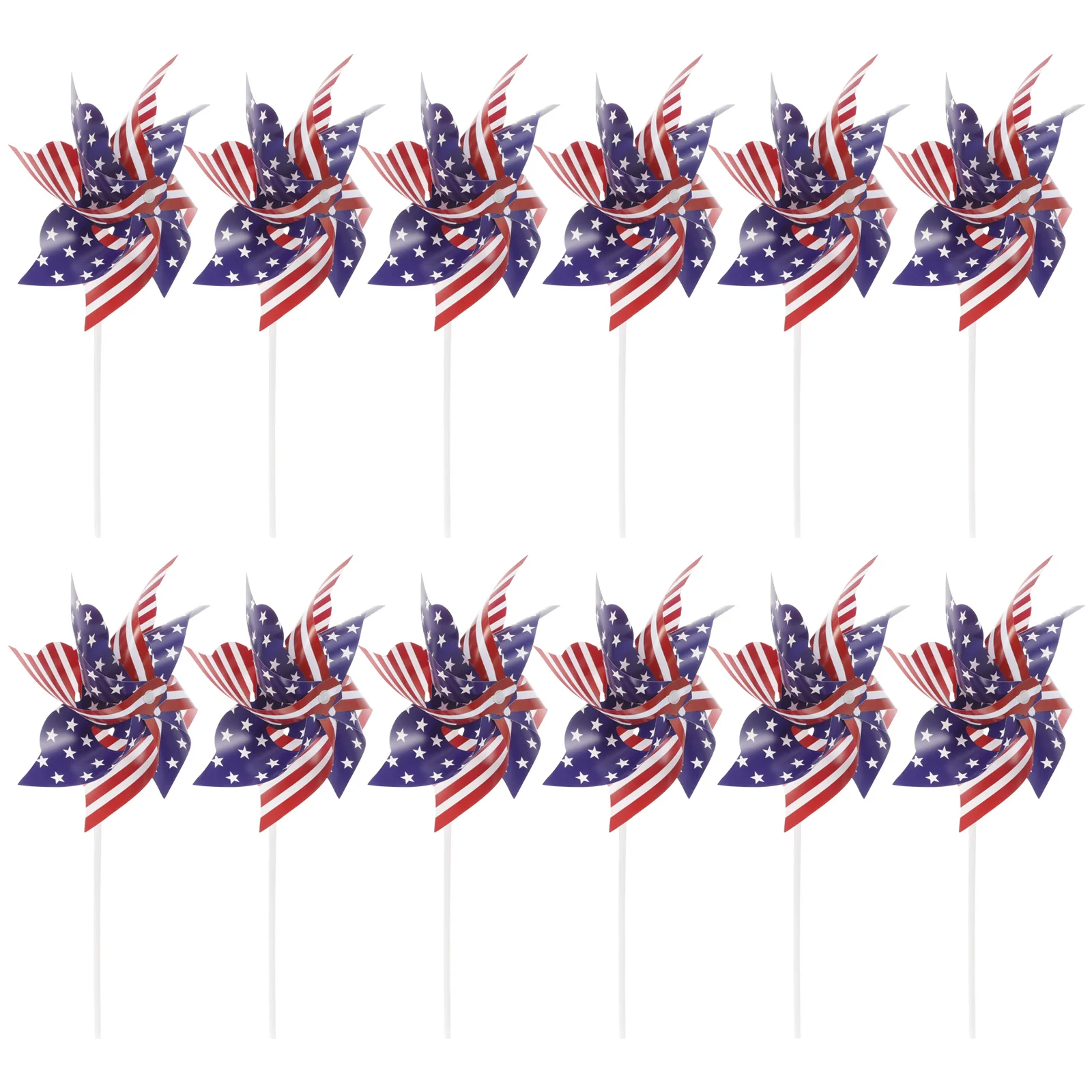 12 Pcs Garden Pinwheel Wind Spinners Yard Windmills The Independence Day Decor Memorial Decorative Outdoor
12 Pcs Garden Pinwheel Wind Spinners Yard Windmills The Independence Day Decor Memorial Decorative Outdoor