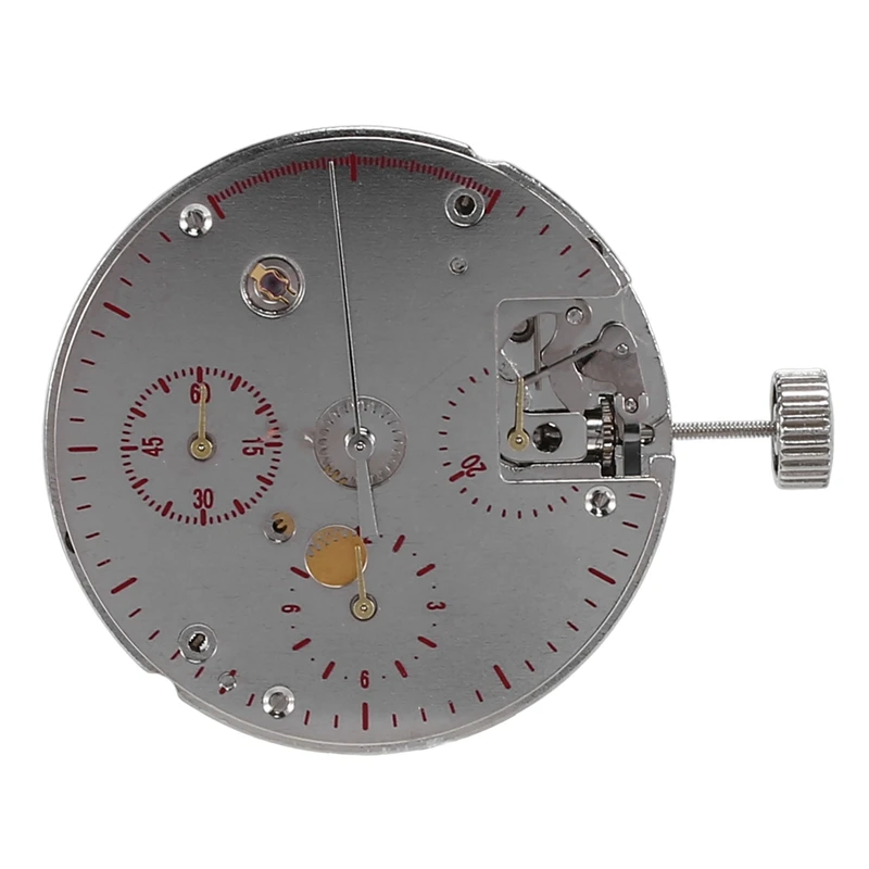 For Seagull ST1902 TY2902 Mechanical Chronograph 3 Eyes ST19 Hand-Winding Movement ST1902 Is 3/6/9 Small Needle 
For Seagull ST1902 TY2902 Mechanical Chronograph 3 Eyes ST19 Hand-Winding Movement ST1902 Is 3/6/9 Small Needle