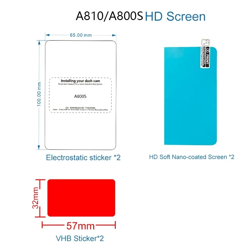 Статическая наклейка для видеорегистратора 70mai A810 4k, стикеры со статическими наклейками и Стикеры для задней камеры 70MAI, стикеры на клейкой основе RC12 VHB
Статическая наклейка для видеорегистратора 70mai A810 4k, стикеры со статическими наклейками и Стикеры для задней камеры 70MAI, стикеры на клейкой основе RC12 VHB