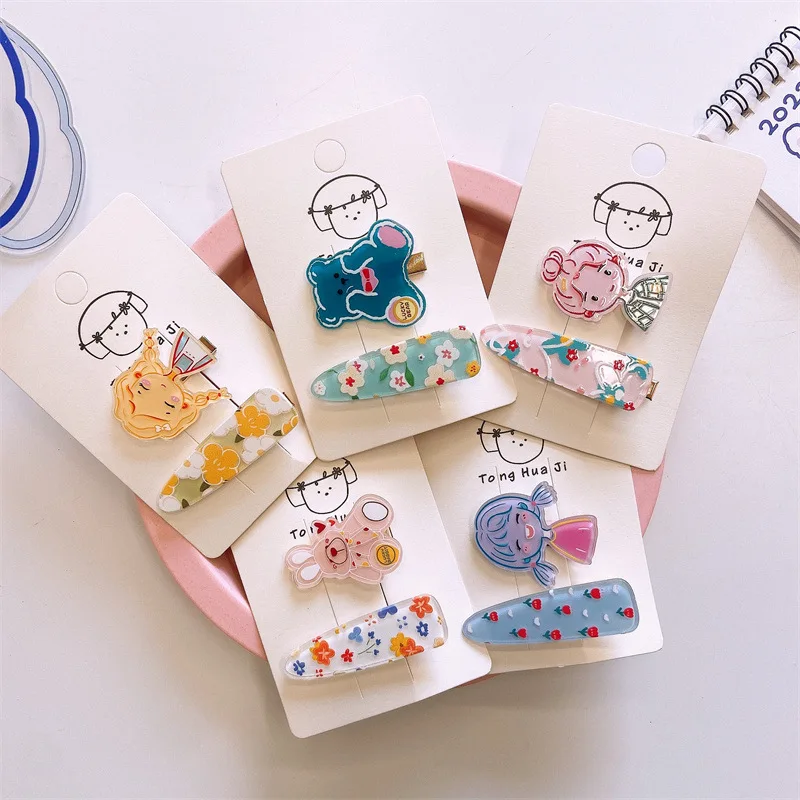 New Korean Acrylic Spring Flower Print Duckbill Clip Shiny Animal Metal Hair Clips for Girls Children's Fashion Hair Accessories
New Korean Acrylic Spring Flower Print Duckbill Clip Shiny Animal Metal Hair Clips for Girls Children's Fashion Hair Accessories
