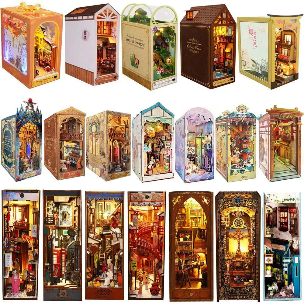 Diy Book Nook Kit Shelf Insert Miniature Firefly Forest House Wooden Bookshelf Animal Room Dollhouse Bookend Toys Adults Gifts
Diy Book Nook Kit Shelf Insert Miniature Firefly Forest House Wooden Bookshelf Animal Room Dollhouse Bookend Toys Adults Gifts