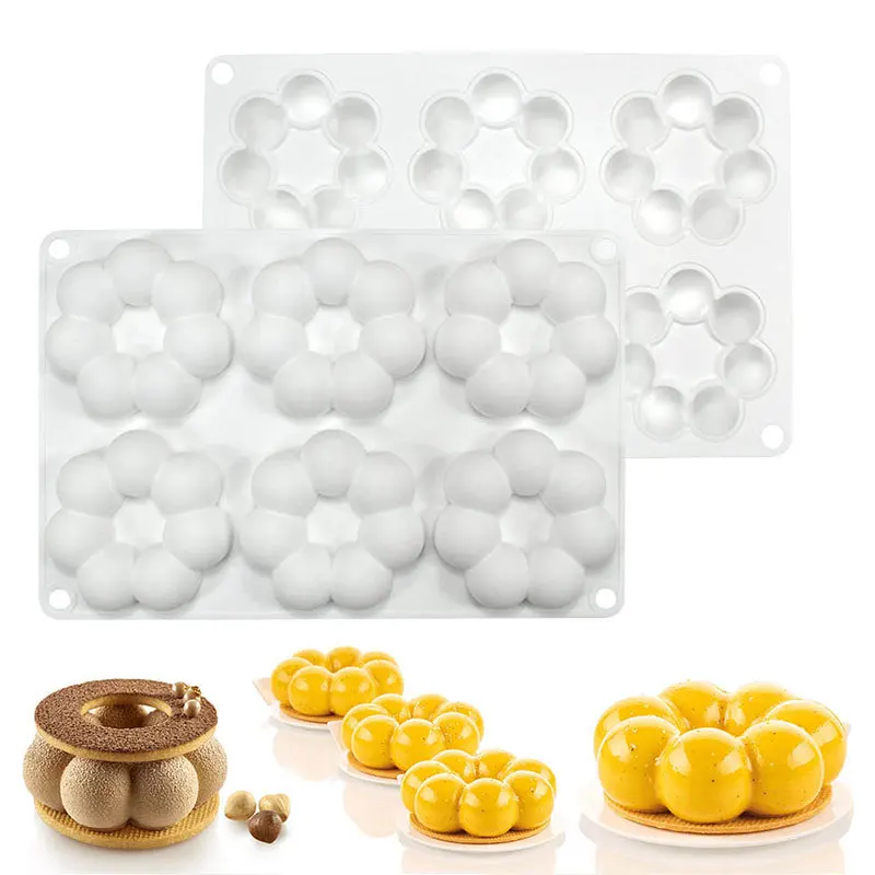 Cake Molds Mousse Baking Silicone Mold 3D Love Round Flowers Donut DIY Chocolate Ice Cream Dessert Kitchen Baking Bakeware Tools
Cake Molds Mousse Baking Silicone Mold 3D Love Round Flowers Donut DIY Chocolate Ice Cream Dessert Kitchen Baking Bakeware Tools