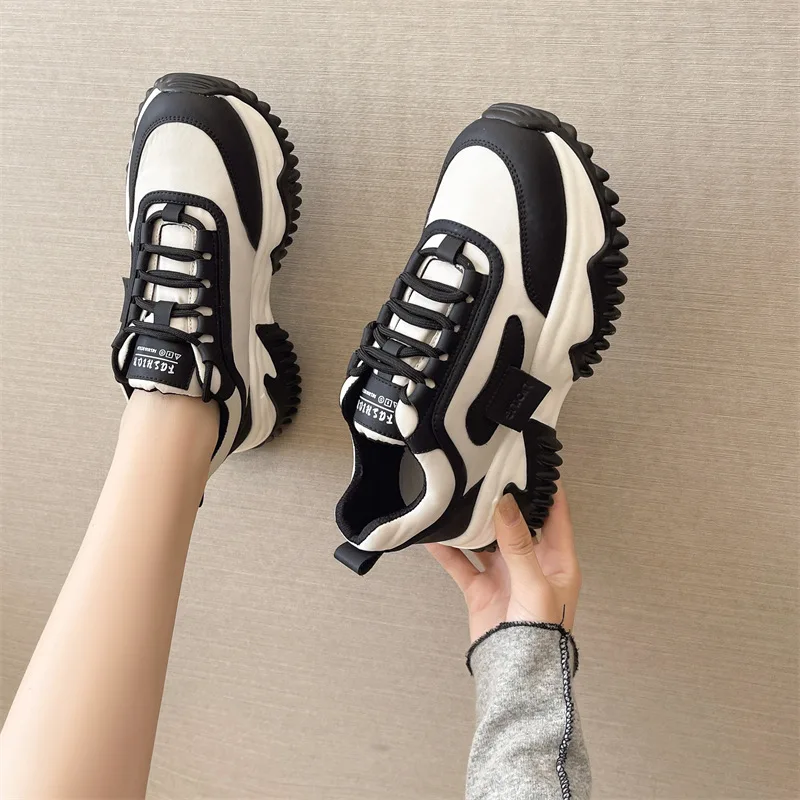 2022 Fashion New Spring Casual Platform Shoes Women Comfy Genuine Leather Flat Shoes Woman Round Toe Lace Up Sneakers Women
2022 Fashion New Spring Casual Platform Shoes Women Comfy Genuine Leather Flat Shoes Woman Round Toe Lace Up Sneakers Women