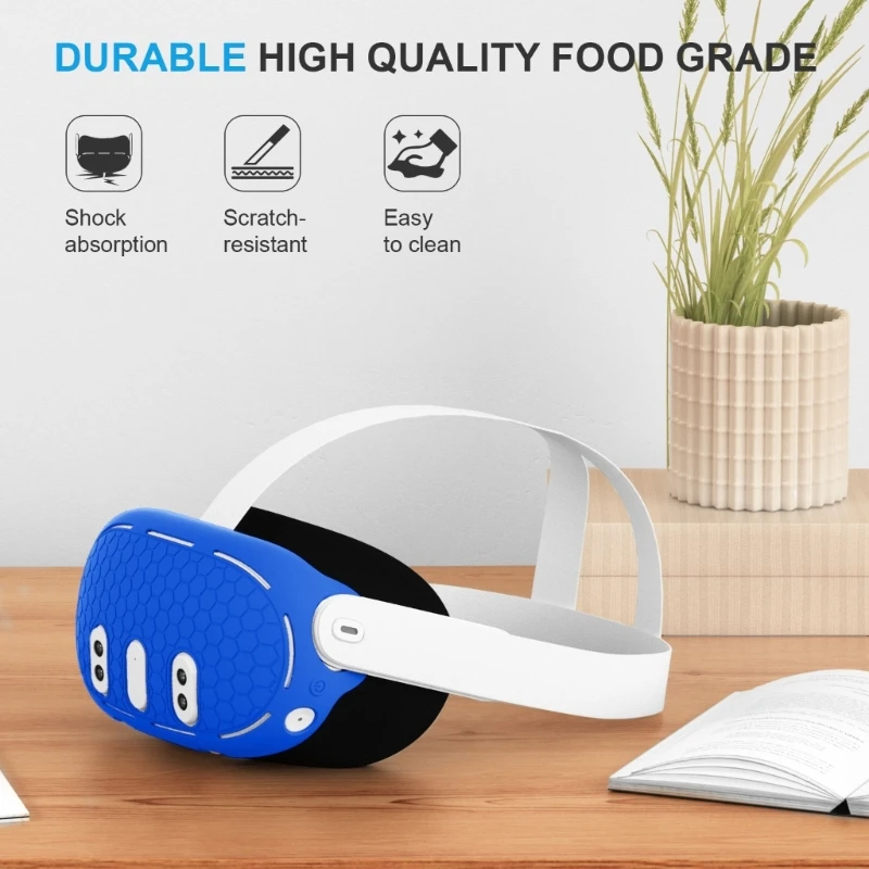 Silicone Protective Cover for Quest3 VR Glasses Dustproof Headset Durable Host Case Protector DropShipping
Silicone Protective Cover for Quest3 VR Glasses Dustproof Headset Durable Host Case Protector DropShipping
