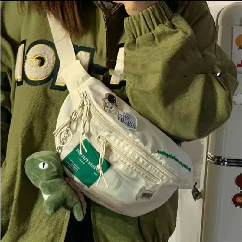 Casual Canvas Waist Packs Chest Belt Bag Harajuku Youth Women Handbags Pouch Student Men Crossbody Shoulder Bags Pocket
Casual Canvas Waist Packs Chest Belt Bag Harajuku Youth Women Handbags Pouch Student Men Crossbody Shoulder Bags Pocket