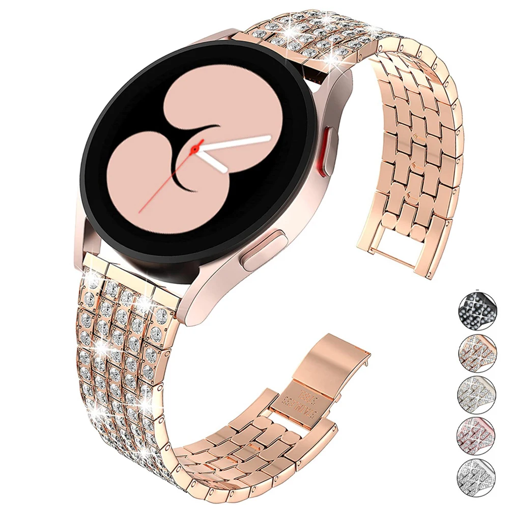 20mm 22mm Band for Samsung Galaxy Watch 4 Classic/46mm/42mm/active 2 Gear s3 Metal Diamond Bling bracelet strap Galaxy Watch 3
20mm 22mm Band for Samsung Galaxy Watch 4 Classic/46mm/42mm/active 2 Gear s3 Metal Diamond Bling bracelet strap Galaxy Watch 3