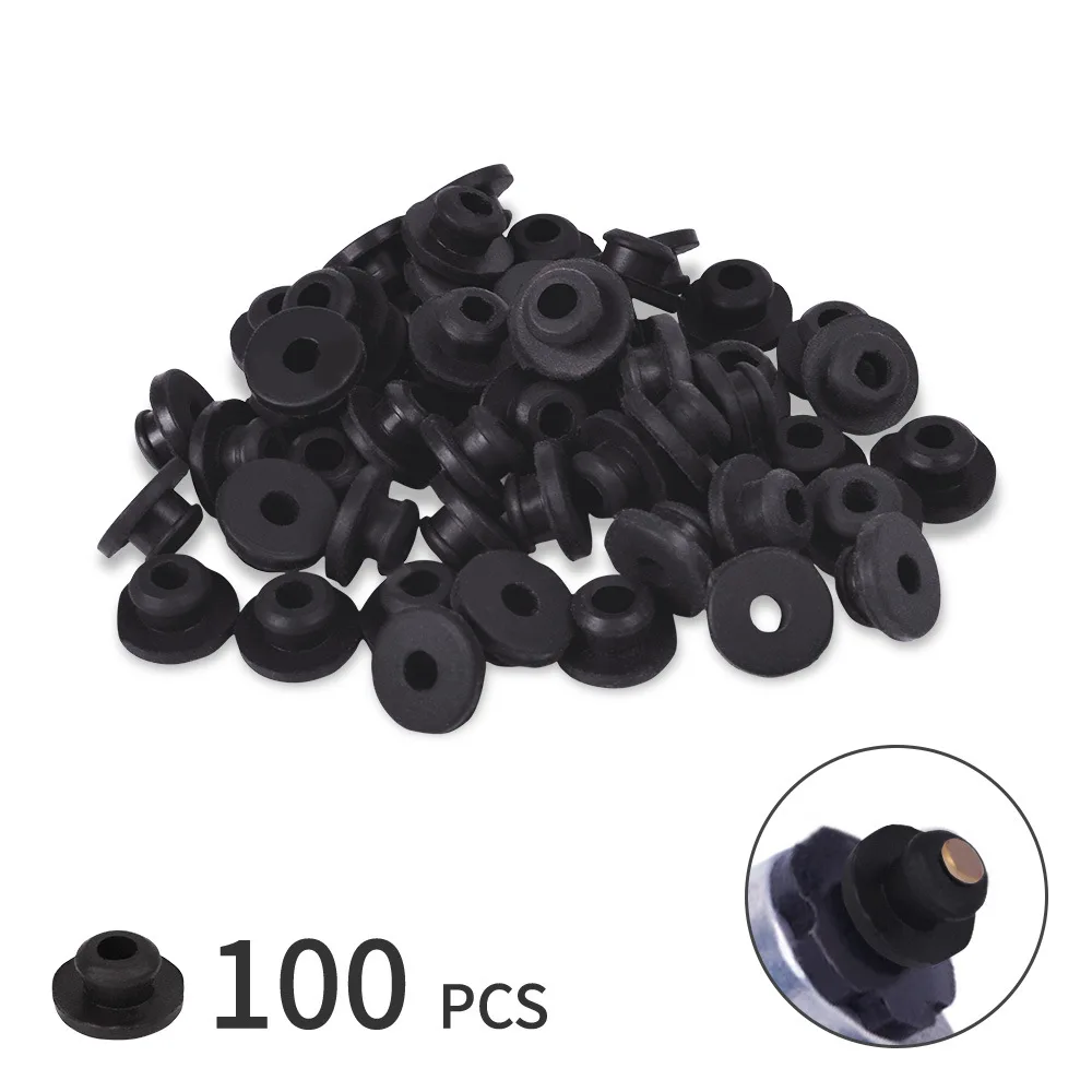 Sdotter Disposable 100Pcs Rubber Grommets Nipples "T" Type Needle Pad Tattoo Machine Accessory Armature Bar Tools
Sdotter Disposable 100Pcs Rubber Grommets Nipples "T" Type Needle Pad Tattoo Machine Accessory Armature Bar Tools