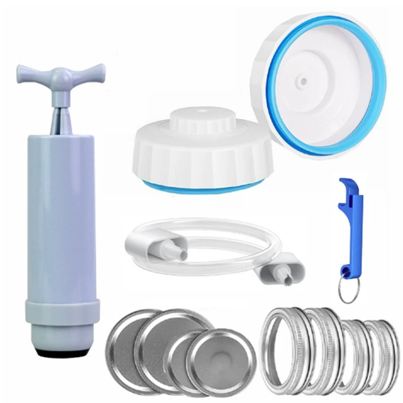 Electric Mason Jar Vacuum Sealer Kit Easy To Use - Fits Wide & Regular Mouth Mason Jars
Electric Mason Jar Vacuum Sealer Kit Easy To Use - Fits Wide & Regular Mouth Mason Jars