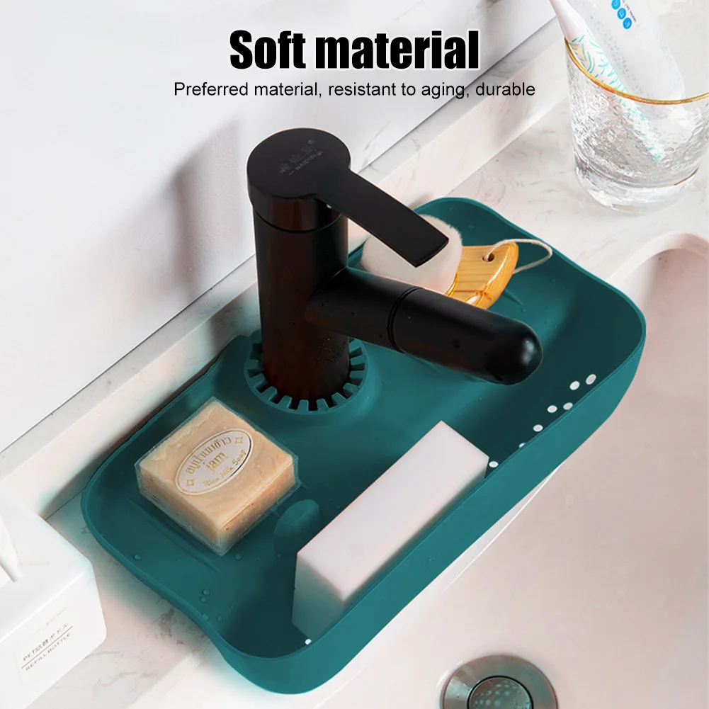 Silicone Kitchen Sink Faucet Mat Splash-Proof Drain Pad Splash Catcher Soap Bar Holder Water Splash Guard Sink Sponge Holder
Silicone Kitchen Sink Faucet Mat Splash-Proof Drain Pad Splash Catcher Soap Bar Holder Water Splash Guard Sink Sponge Holder