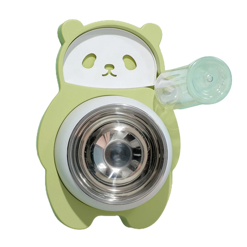 Panda Bowl Raised Food Bowls Dish Set with Non-Spill Automatic Water Dispenser Anti-Split Green/Gray
Panda Bowl Raised Food Bowls Dish Set with Non-Spill Automatic Water Dispenser Anti-Split Green/Gray