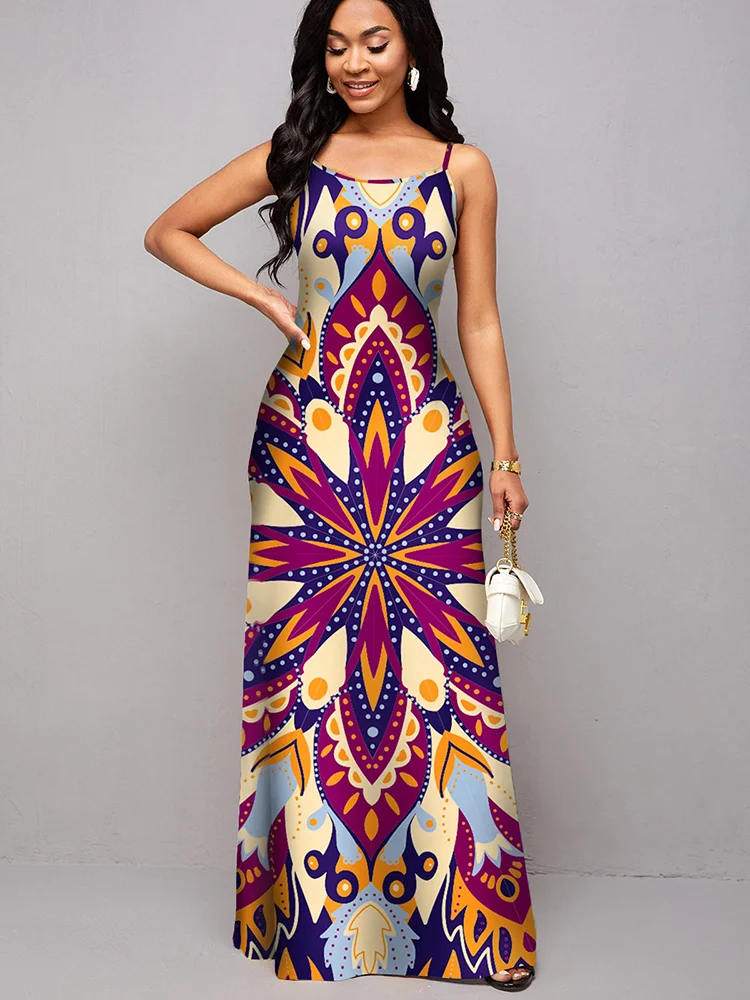 2023 Summer Dresses for Women All Printed Loose Sleeveless Spaghetti Strap Dress Vestidos Mujer Casual Elegant Maxi Robe Female
2023 Summer Dresses for Women All Printed Loose Sleeveless Spaghetti Strap Dress Vestidos Mujer Casual Elegant Maxi Robe Female