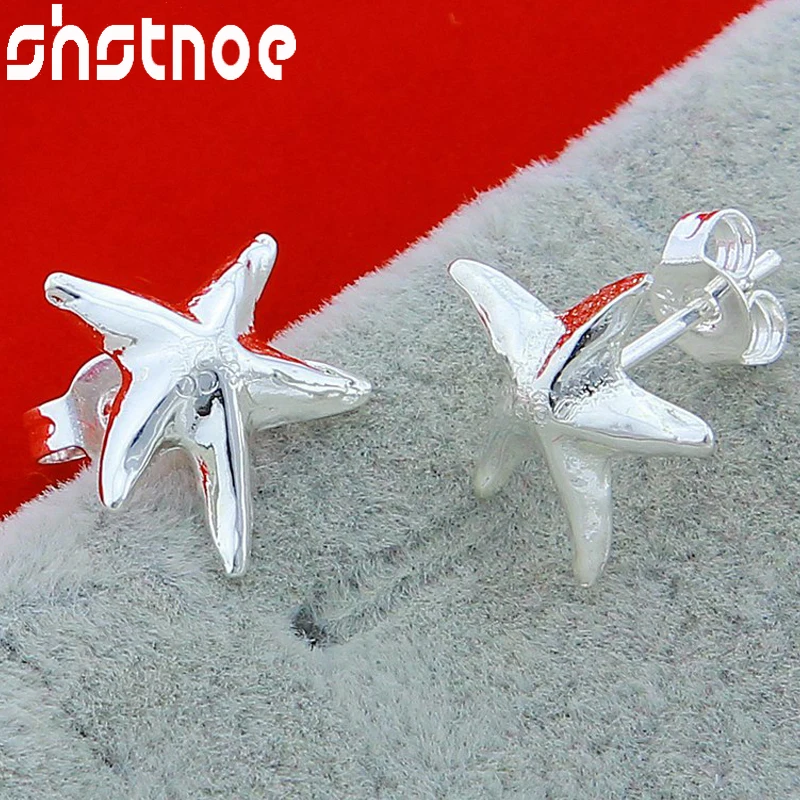 925 Sterling Silver Starfish Shape Stud Earrings For Women Party Engagement Wedding Valentines Gift Charm Fashion Jewelry
925 Sterling Silver Starfish Shape Stud Earrings For Women Party Engagement Wedding Valentines Gift Charm Fashion Jewelry