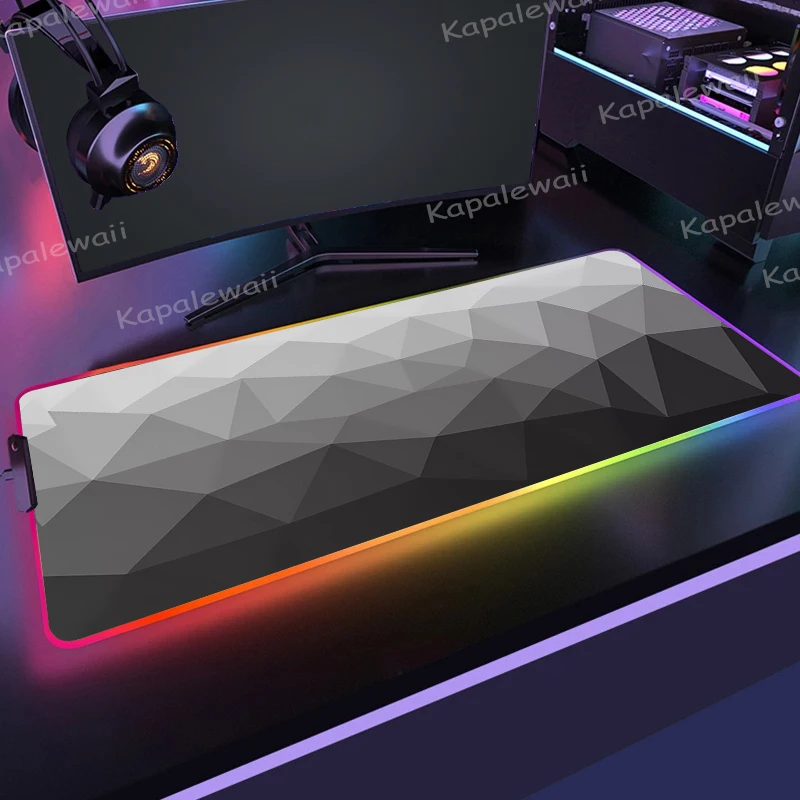Black And White RGB Gaming Mouse Pad Desk Pad Keyboard Mat LED Mousemat Gamer XXL Mouse Pads Luminous Mouse Mat Mausepads Design
Black And White RGB Gaming Mouse Pad Desk Pad Keyboard Mat LED Mousemat Gamer XXL Mouse Pads Luminous Mouse Mat Mausepads Design