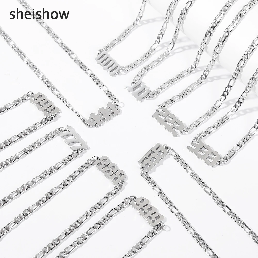 sheishow 0-9 Color Retention Stainless Steel Pendant Necklace For Men Women Anniversary Gift Unisex Custom Made Trendy Jewelry
sheishow 0-9 Color Retention Stainless Steel Pendant Necklace For Men Women Anniversary Gift Unisex Custom Made Trendy Jewelry